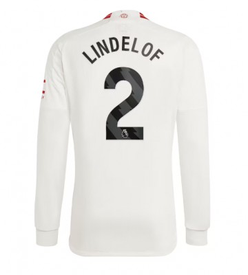 Manchester United Victor Lindelof #2 Tredje trøje 2023-24 Lange ærmer